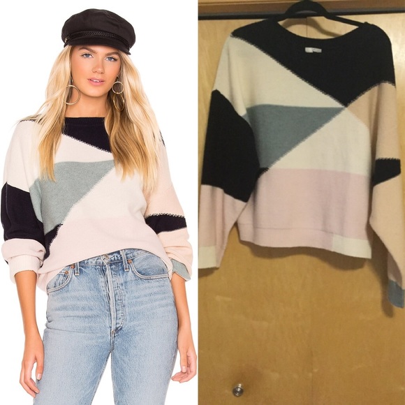 Joie Sweaters - Joie Megu Colorblock Pullover Sweater